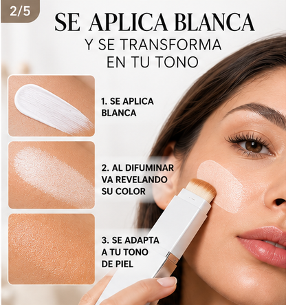 K-Beauty Magic™ Base Coreana en Barra 3 en 1