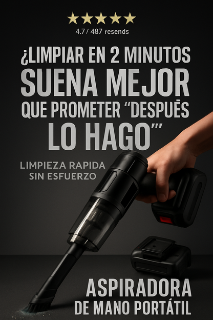 TurboClean Pro I Aspiradora Portátil
