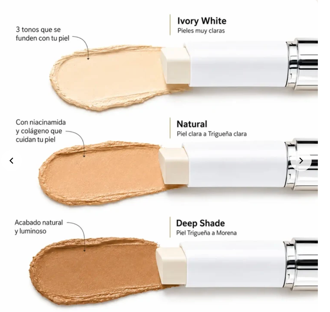 K-Beauty Magic™ Base Coreana en Barra 3 en 1