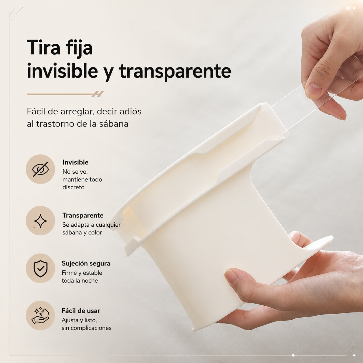 SUJETADOR DE SABANAS Set x 4