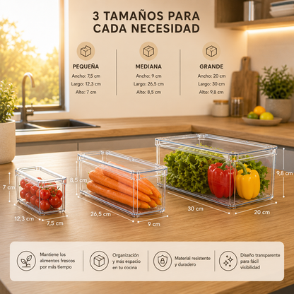 SET DE TARROS ORGANIZADORES POR 7