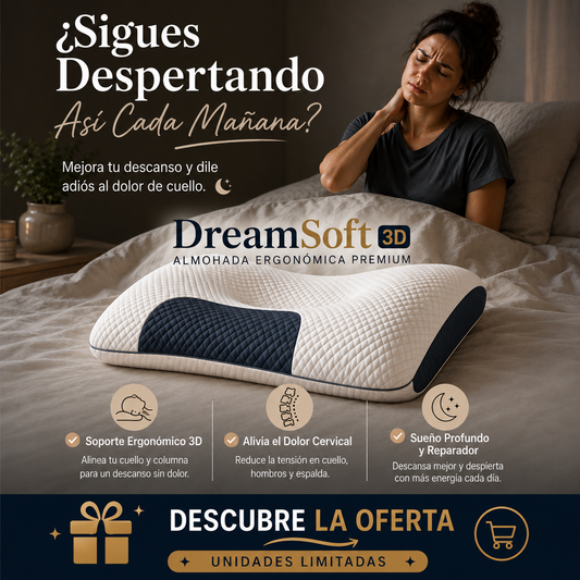 DreamSoft 3D Comfort™ I 2 Almohadas Ortopédicas