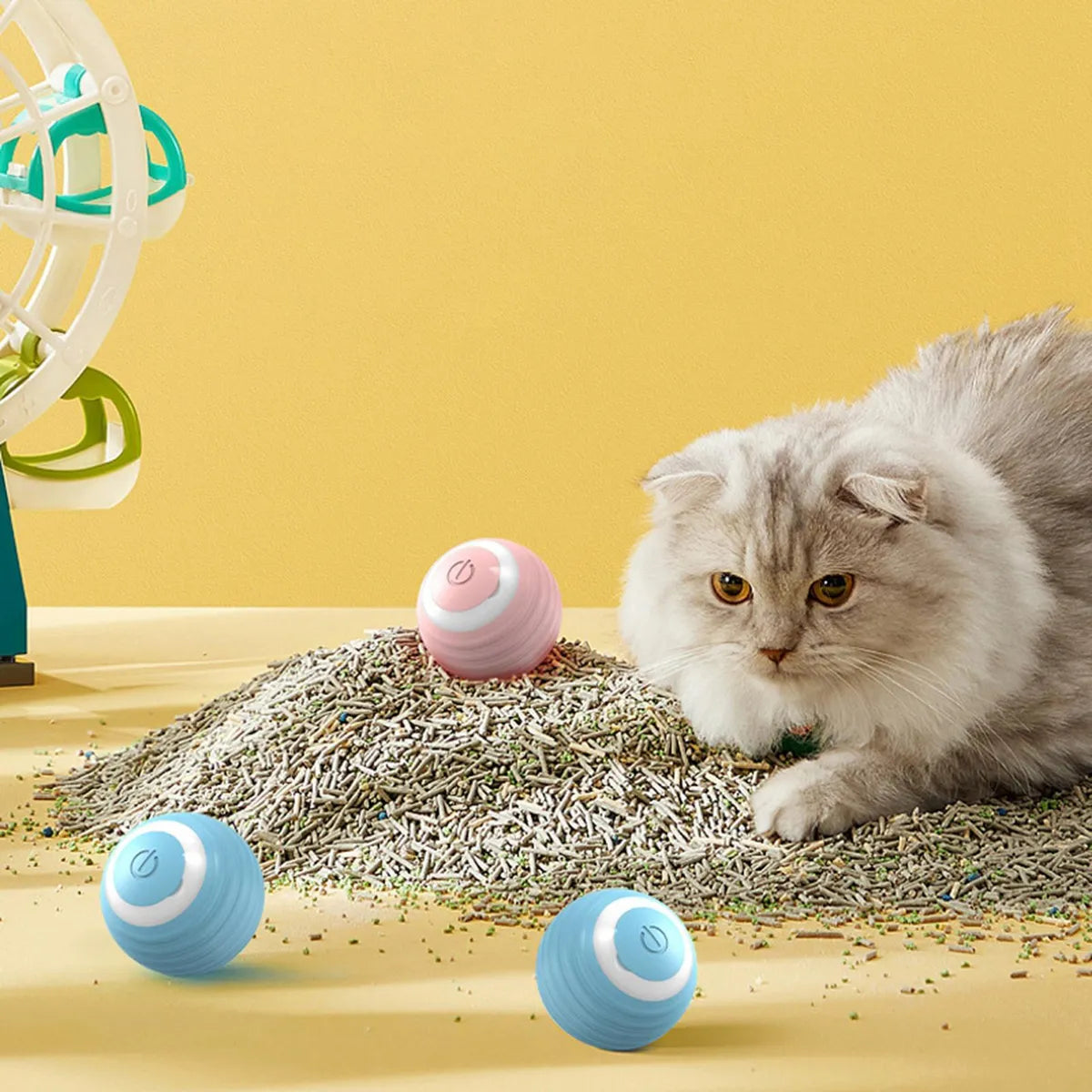 PELOTA JUGUETE INTERACTIVA PARA GATOS