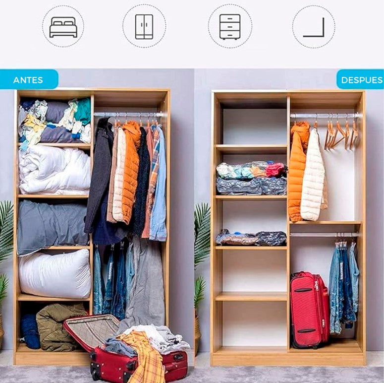 Vacuum Space Pro™ | Bolsas ahorra espacio